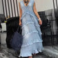 🌴Summer Specials🌴Fashion V-Neck Sleeveless Layered Ruffled Dress