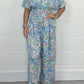 💖2025 SUMMER NEW-50% OFF💖Women's V-Neck Printed Short-Sleeve Jumpsuits