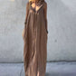 Women's V-neck Spaghetti Strap Maxi Dress