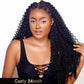 Deep Wave Curly Crochet Braiding Hair for Women
