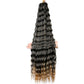 Deep Wave Curly Crochet Braiding Hair for Women