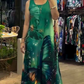 💖LAST DAY SALE 50% OFF💖Women’s Loose Printed Sleeveless Maxi Dress