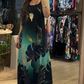 💖LAST DAY SALE 50% OFF💖Women’s Loose Printed Sleeveless Maxi Dress