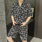 Men's Fashion Comfortable Short Sleeve Top & Shorts Two Piece Set