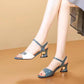 Women's Fashion Chunky Heel High Heels