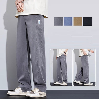 Casual Fashion Straight Leg Dropped Jeans