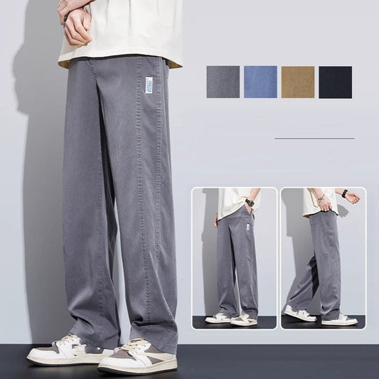 Casual Fashion Straight Leg Dropped Jeans