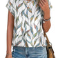 Women's Fashion Printed Round Neck Short Sleeve T-Shirt