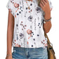 Women's Fashion Printed Round Neck Short Sleeve T-Shirt