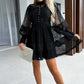 Women's Sexy Lace Long Sleeve Dresses
