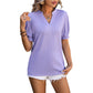 Women's Casual V-Neck Short Sleeve Top