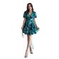 🌸Summer New Arrivals 💐Specials⏰Women's Fashion V-Neck Short Sleeve Printed A-line Dresses