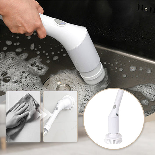 🏆Hot Sale 50% OFF⏳Waterproof Telescopic Electric Spin Scrubber