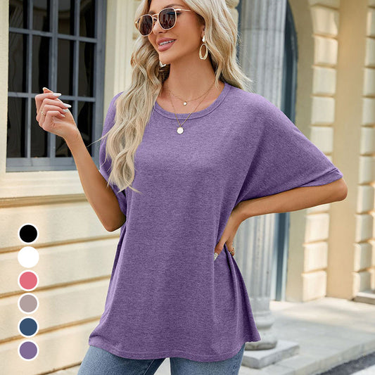 Women's Minimalist Summer Plain T-Shirt