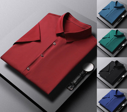 Men's High Quality Ice Silk Short Sleeve Shirts