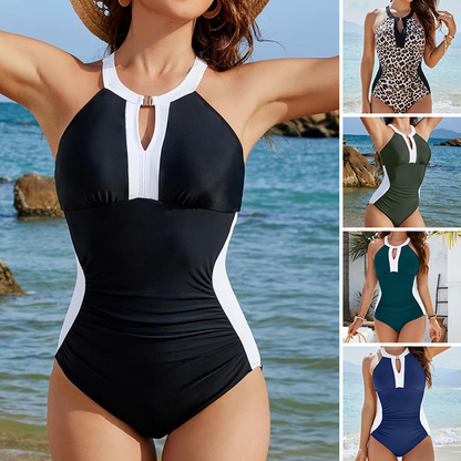 ⏰Last Day Hot Sale!!⌛👙Deep V Slimming One-Piece Swimsuit💥