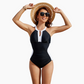 ⏰Last Day Hot Sale!!⌛👙Deep V Slimming One-Piece Swimsuit💥