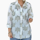 Women's Casual Botanical Print Shirt