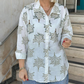 Women's Casual Botanical Print Shirt
