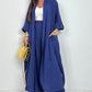 Women's Casual Cardigan Wide Leg Pants 2 Pieces Set