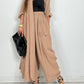 Women's Casual Cardigan Wide Leg Pants 2 Pieces Set