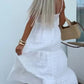 Women’s Trendy V Neck Spaghetti Strap Tiered Maxi Dress