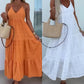 Women’s Trendy V Neck Spaghetti Strap Tiered Maxi Dress