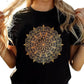 Women's Printed Round-Neck Short-Sleeve T-Shirt