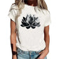 Women's Printed Round-Neck Short-Sleeve T-Shirt