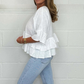 Women's Stylish Casual Loose Fit Ruffle Top