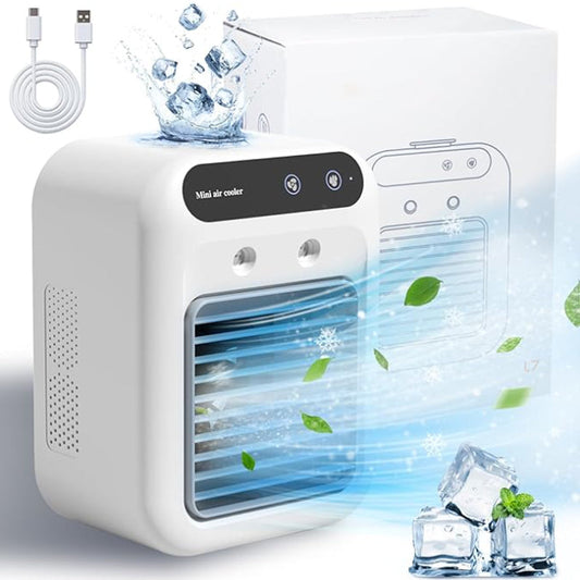 ❄️ Summer 50% Price ❄️ Mini Portable Air Conditioner with Cooling and Humidification Function