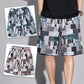 Men's Casual Color-Block Shorts