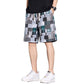 Men's Casual Color-Block Shorts