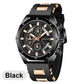 Large Dial Calendar Quartz Business Watch
