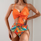 Women's High-Waisted Bow Bikini Set