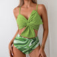 Women's High-Waisted Bow Bikini Set
