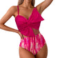 Women's High-Waisted Bow Bikini Set