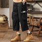 Men's Casual Loose-Fit Capri Cargo Pants