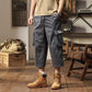 Men's Casual Loose-Fit Capri Cargo Pants