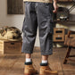 Men's Casual Loose-Fit Capri Cargo Pants