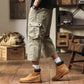 Men's Casual Loose-Fit Capri Cargo Pants