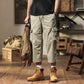 Men's Casual Loose-Fit Capri Cargo Pants
