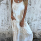 Women Tie Dye Gradient Color Printed Spaghetti Strap Dresses
