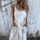 Women Tie Dye Gradient Color Printed Spaghetti Strap Dresses
