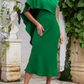 🛍️50% OFF👗Women’s Asymmetric Drape Midi Dress