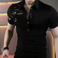 Men’s Casual 4-Button T-Shirt