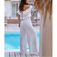 Women’s Off Shoulder Ruffle Jumpsuit