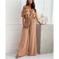 Women’s Off Shoulder Ruffle Jumpsuit
