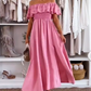 Women’s Stylish Off-Shoulder Ankle Length Dress
