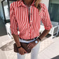 Women's Casual Vertical Striped Shirt
